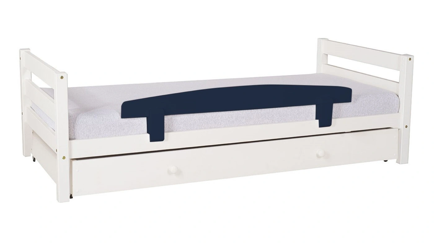 מיטת ילדים מיקה עם ארגז רוחב 80 ס"מ | ללא מעקה אחורי